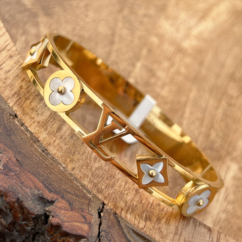 Luxury Monogram Cutout Bracelet