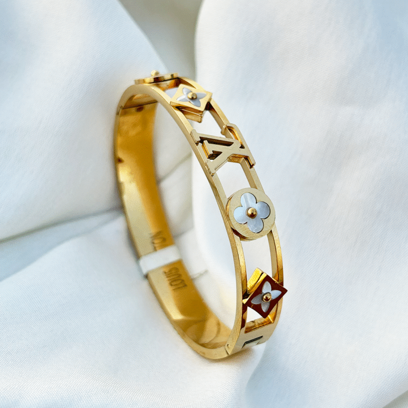 Luxury Monogram Cutout Bracelet