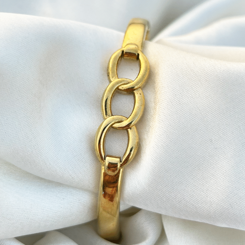 Chunky Chain-Link Gold Bracelet