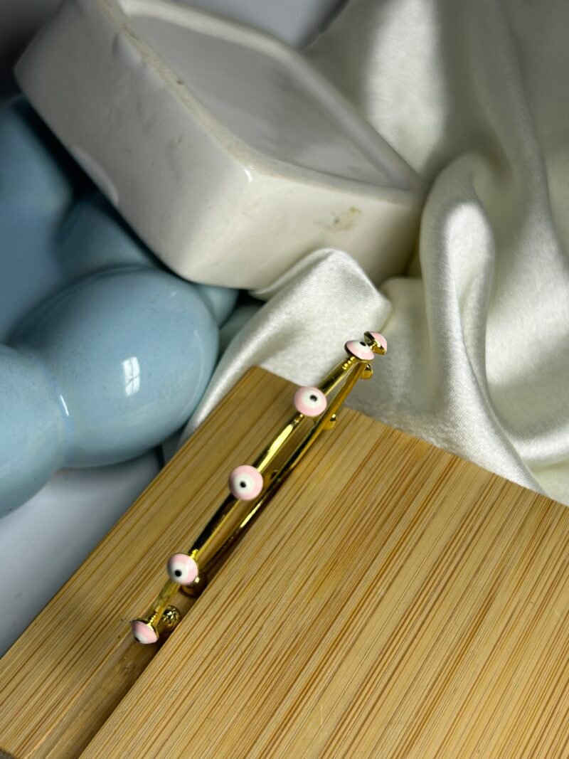 pink evil eye bracelet - Image 3