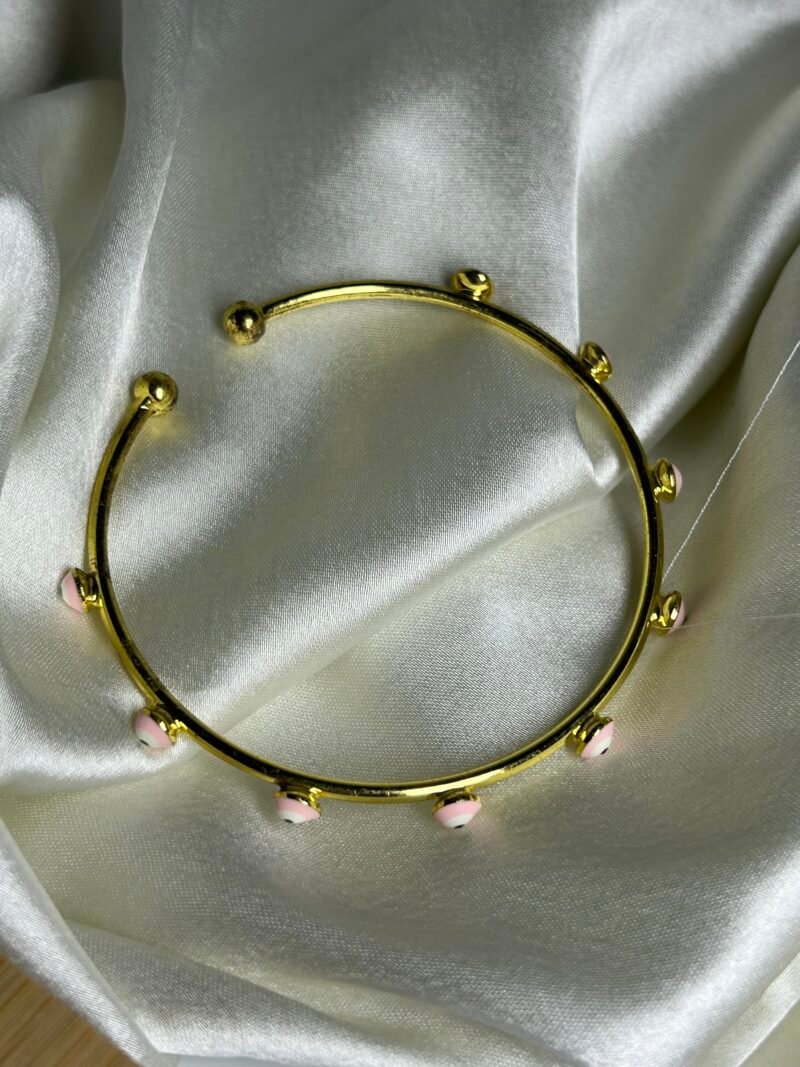 pink evil eye bracelet - Image 2