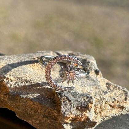 Celestial Glow Moondust Ring