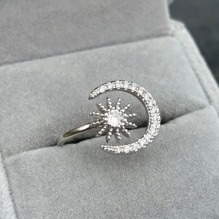 Celestial Glow Moondust Ring