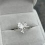 Dewdrop Duo Heart Ring