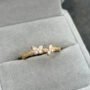 Twin Bloom Sparkle Ring