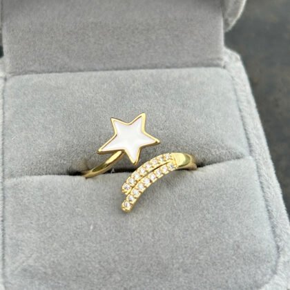 Starlight Trail Adjustable Ring