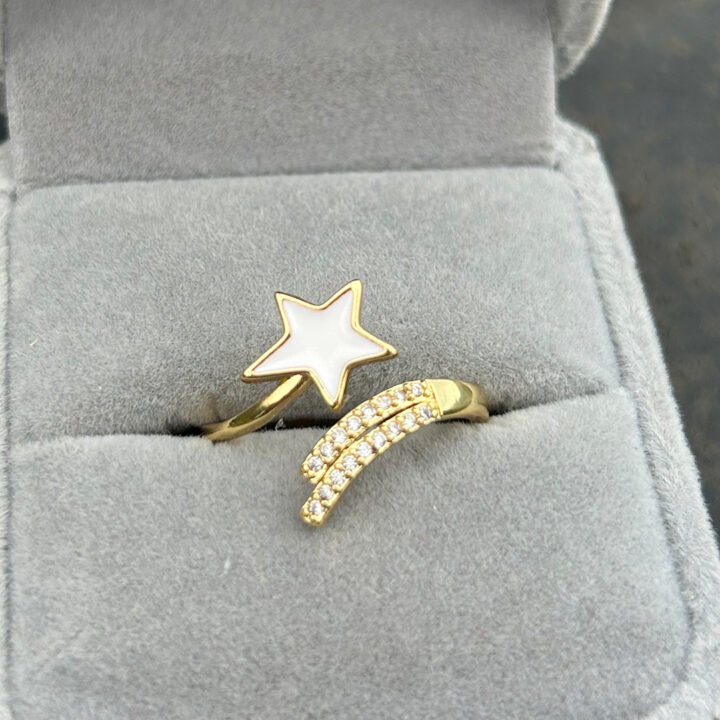 Starlight Trail Adjustable Ring