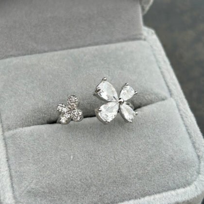 Frosted Wings Butterfly Ring