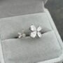 Frosted Wings Butterfly Ring