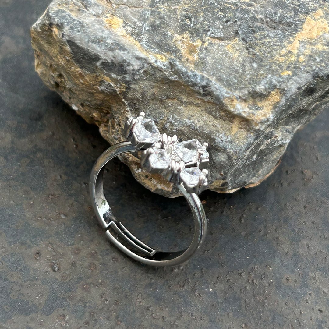 Crystal Crossfire Ring