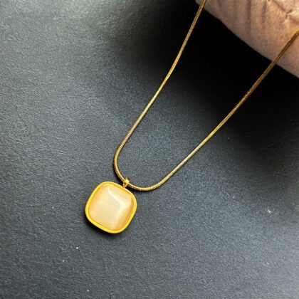 Sunkissed Square Pendant