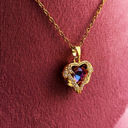 Eternal Flame Heart Pendant