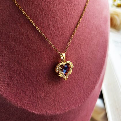 Eternal Flame Heart Pendant