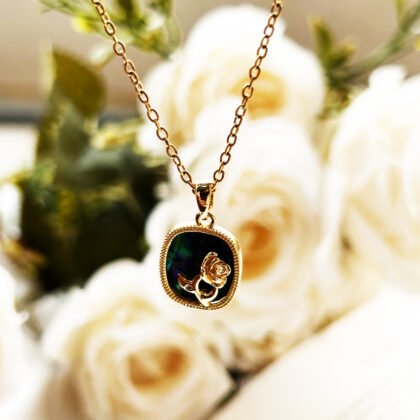 Midnight Rose Pendant