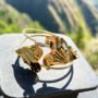 Molten Bloom Floral Bangle