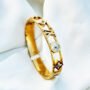 Luxe Emblem Charm Bangle