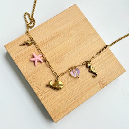 Ocean Whimsy Charm Necklace