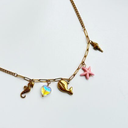 Ocean Whimsy Charm Necklace