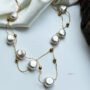 Golden Glow Baroque Pearl Necklace