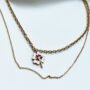 Lucky Clover Heart Pendant Necklace