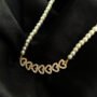 Pearl & Diamond Heart Chain Necklace