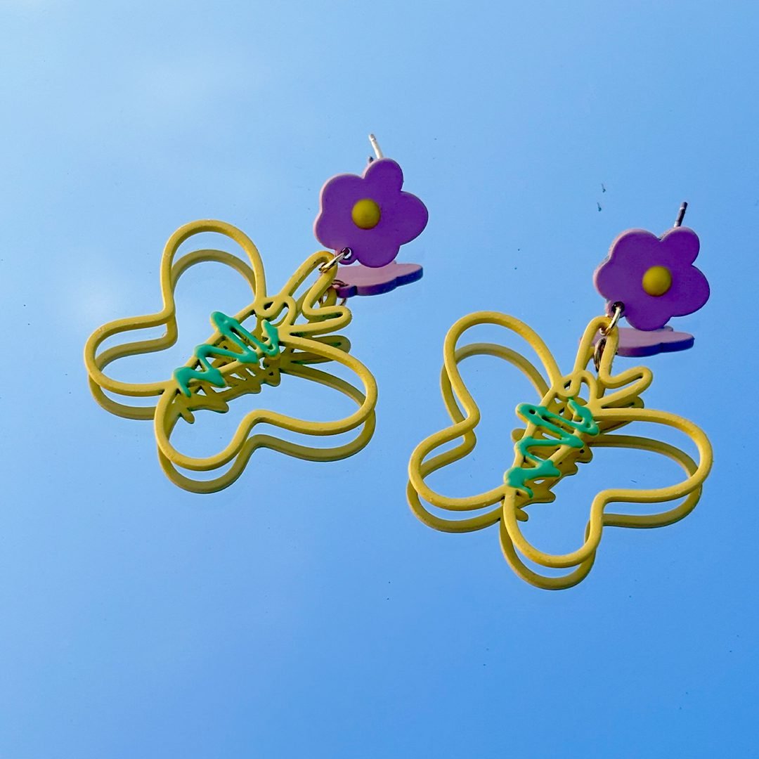 Whimsical Butterfly Flower