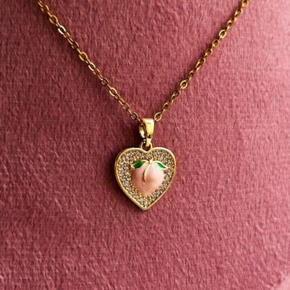 Blossom Heart Crystal Pendant