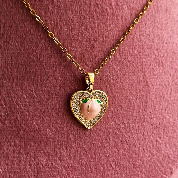 Blossom Heart Crystal Pendant