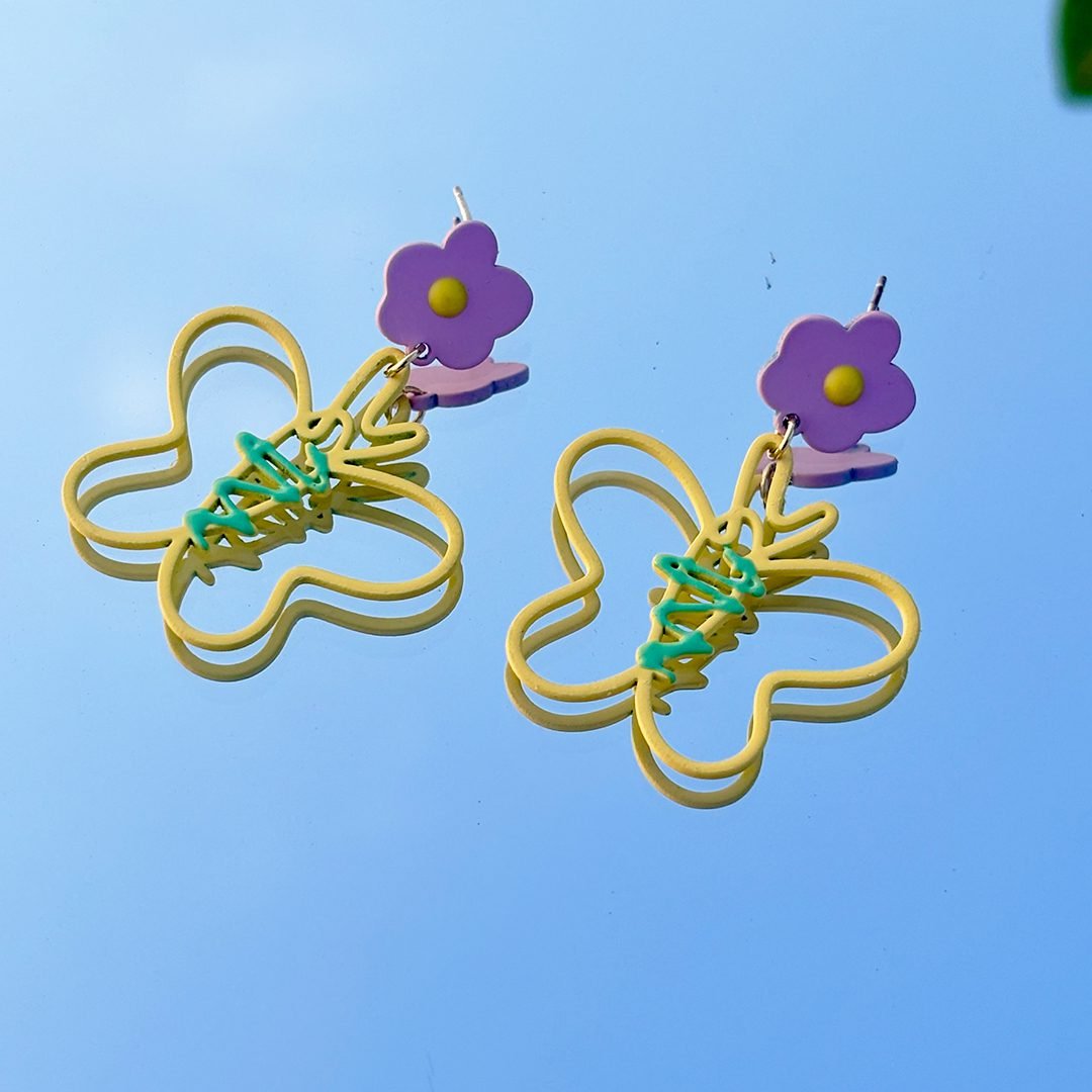 Whimsical Butterfly Flower