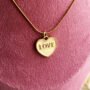 Golden Love Heart Pendant