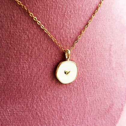 Golden Medallion Heart Pendant