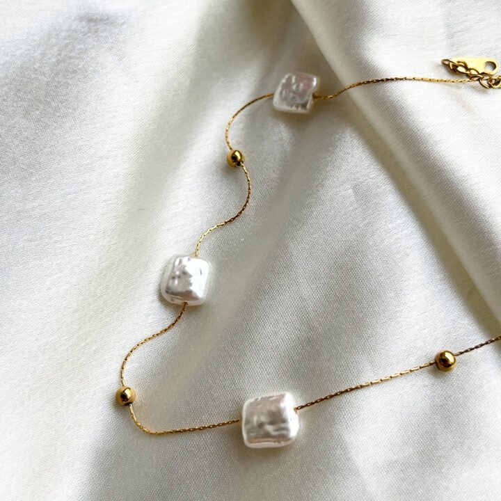 Golden Starleaf Mother of Pearl Pendant
