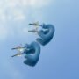 Sky Blue Chunky Resin Earrings