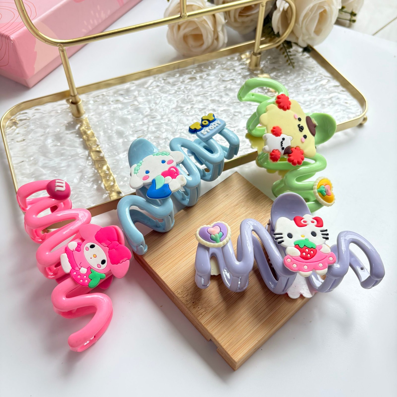 Kawaii Spiral Buddy Clips
