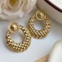 Lion Emblem Earrings1