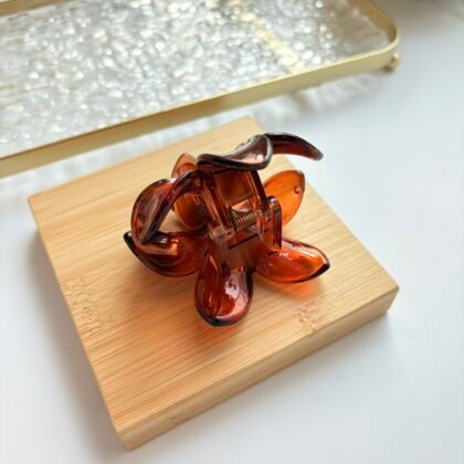 Cocoa Bloom Hair Claw