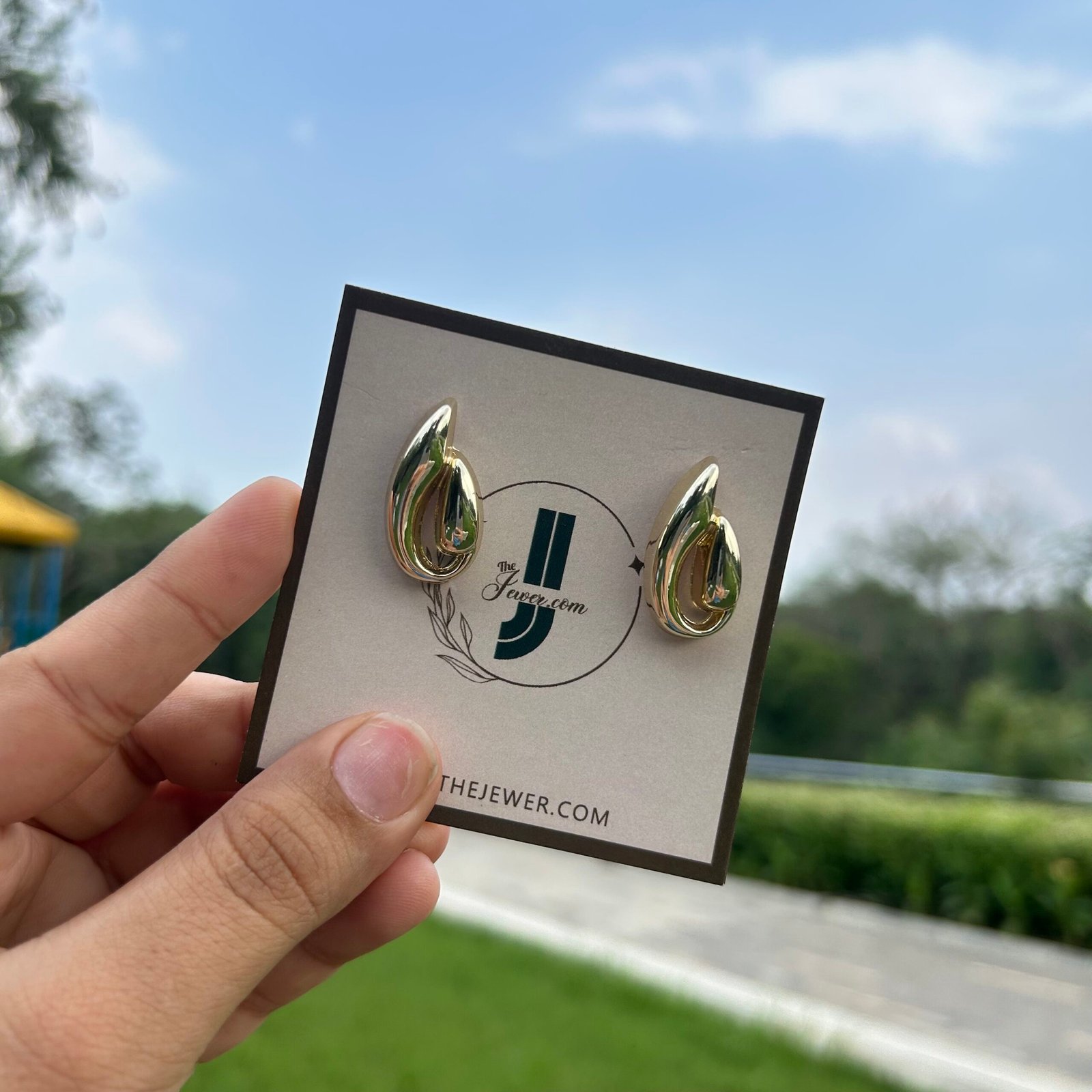 Gold Drop Earrings Gold Drop Earrings