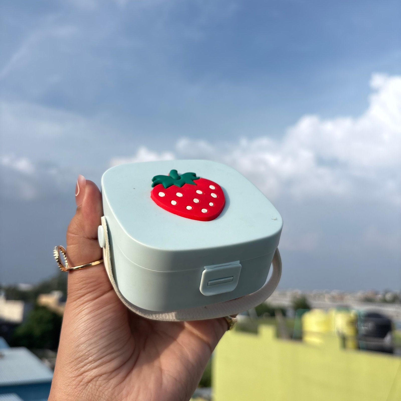 Blue Charm Case( strawberry)