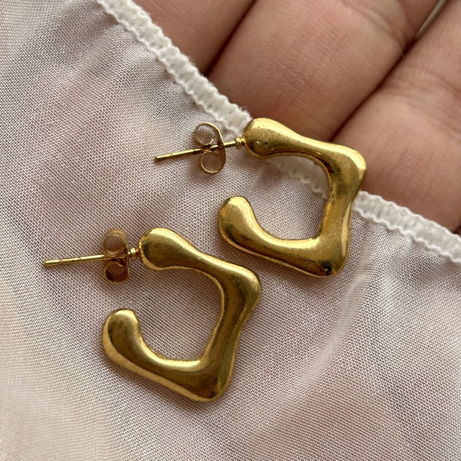 Soft Melt Square Hoops