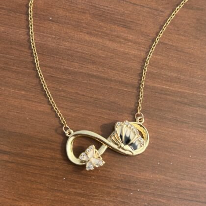 Butterfly Forever Necklace – White