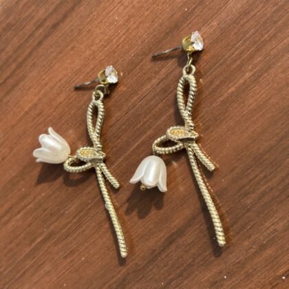 Blooming Tulip Drop Earrings