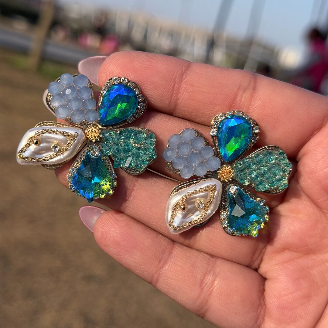 Ocean Bloom Luxe Studs