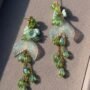 Emerald Mermaid Bloom Earrings