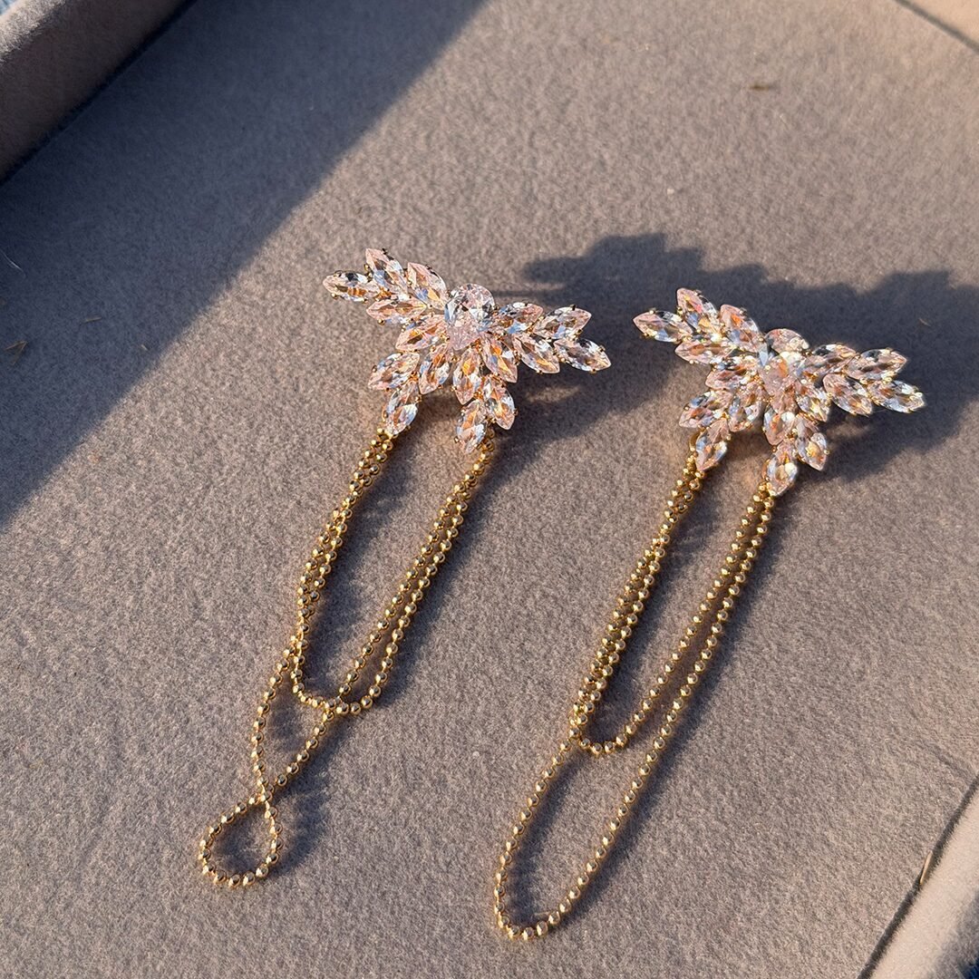 Aurora Bloom Chain Earrings