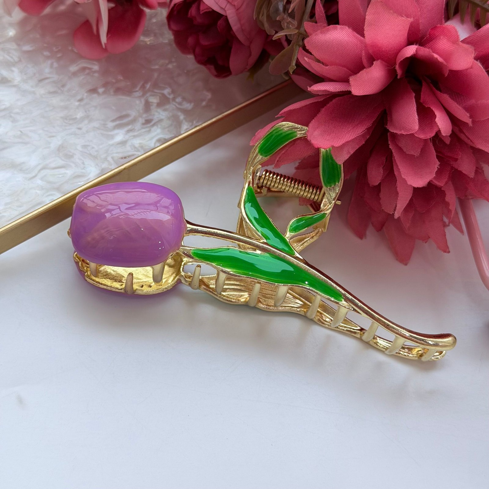 Lavender Bloom Luxe Clutcher