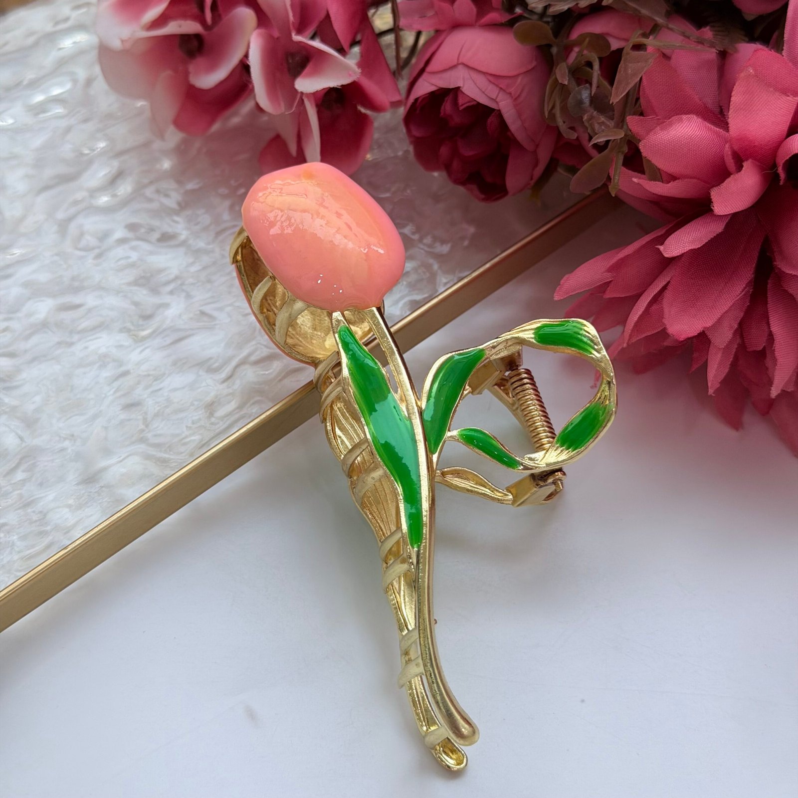 Lavender Bloom Luxe Clutcher2